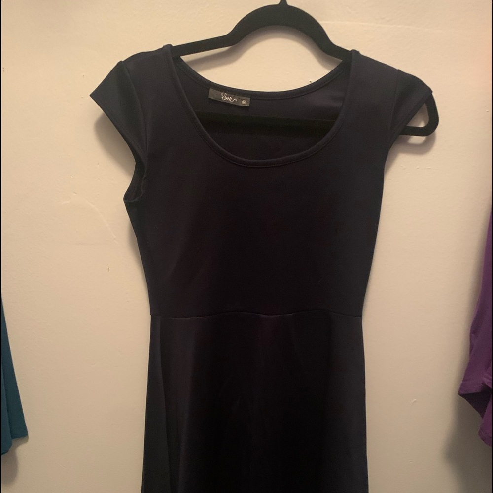 Navy blue dress